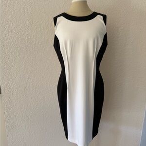 Calvin Klein Monochrome Midi Dress